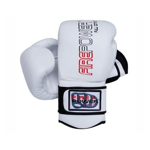 Боксерські рукавички FirePower FPBG4 (10oz) Білі фото №1