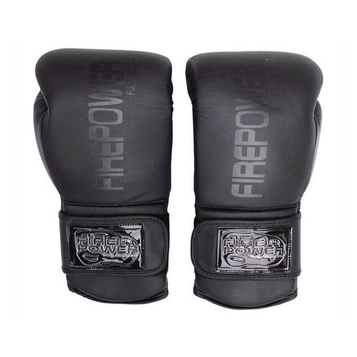 Боксерські рукавички FirePower FPBG4 (10oz) Чорні матові фото №2