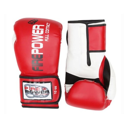 Боксерські рукавички FirePower FPBGA2 (12oz) Червоні фото №3