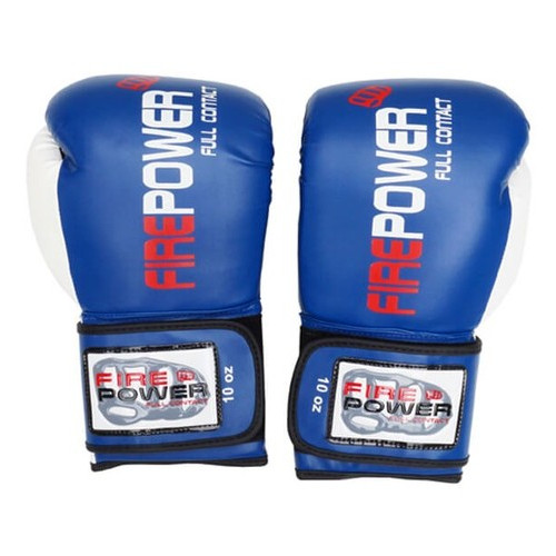 Боксерські рукавички FirePower FPBGA2 (12oz) Сині фото №2