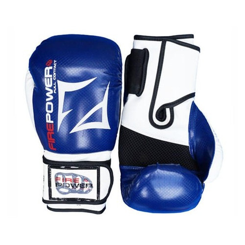 Боксерські рукавички FirePower FPBGA3 (12oz) Сині фото №3
