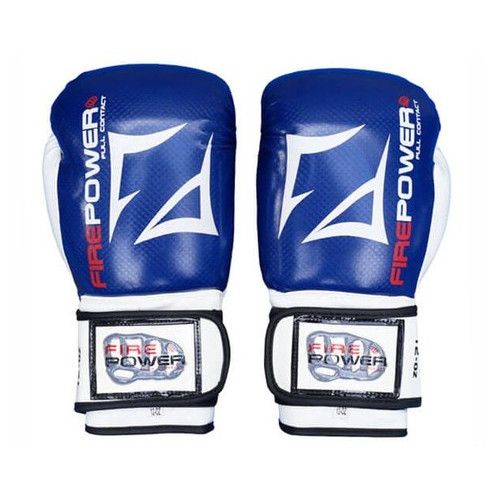 Боксерські рукавички FirePower FPBGA3 (12oz) Сині фото №2