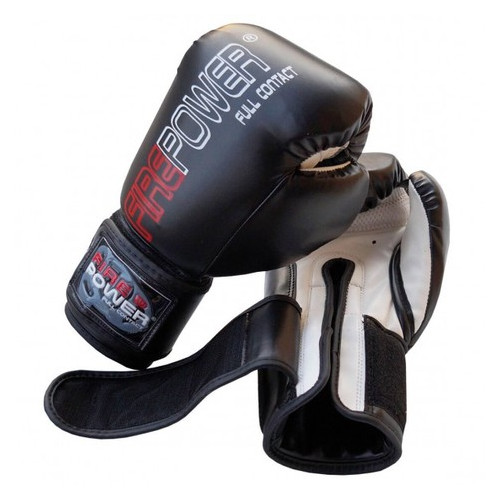 Боксерські рукавички FirePower FPBGА1 NEW (10oz) Чорні фото №3