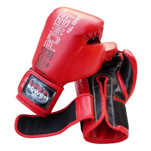 Боксерські рукавички FirePower FPBGА1 NEW (12oz) Червоні фото №3