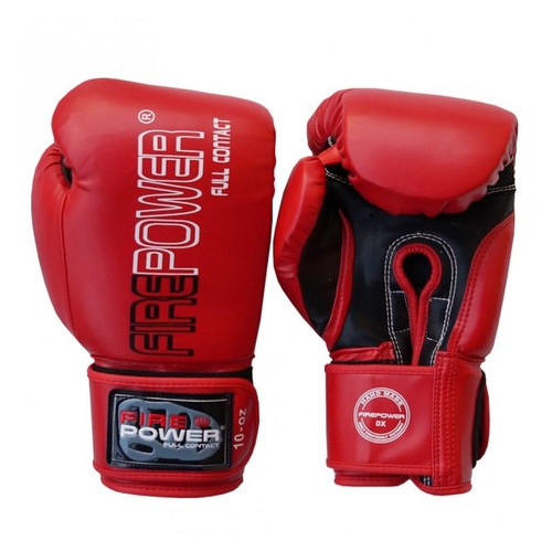 Боксерські рукавички FirePower FPBGА1 NEW (12oz) Червоні фото №4