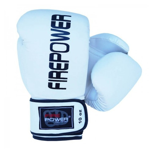 Боксерські рукавички FirePower FPBGА11 (10oz) Білі фото №2