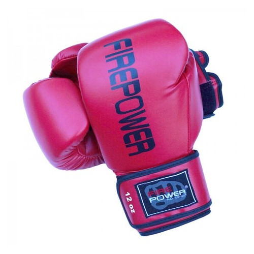 Боксерські рукавички FirePower FPBGА11 (10oz) Червоні фото №2
