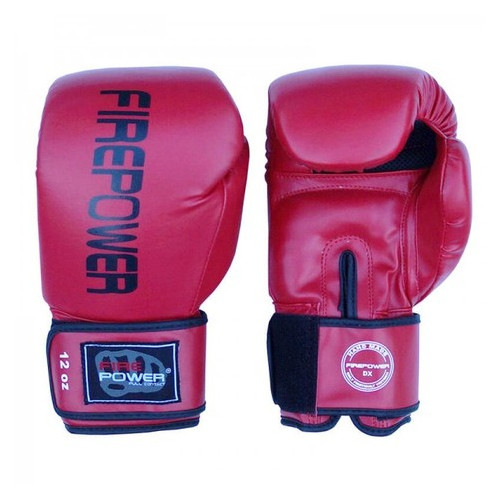 Боксерські рукавички FirePower FPBGА11 (10oz) Червоні фото №3