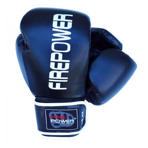 Боксерські рукавички FirePower FPBGА11 (10oz) Чорні фото №5