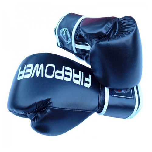 Боксерські рукавички FirePower FPBGА11 (10oz) Чорні фото №1