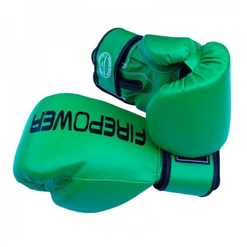 Боксерські рукавички FirePower FPBGА11 (12oz) Зелені фото №1