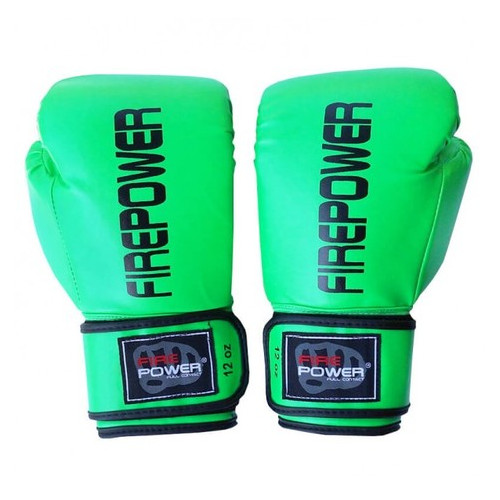 Боксерські рукавички FirePower FPBGА11 (12oz) Салатові фото №2