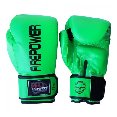 Боксерські рукавички FirePower FPBGА11 (12oz) Салатові фото №3