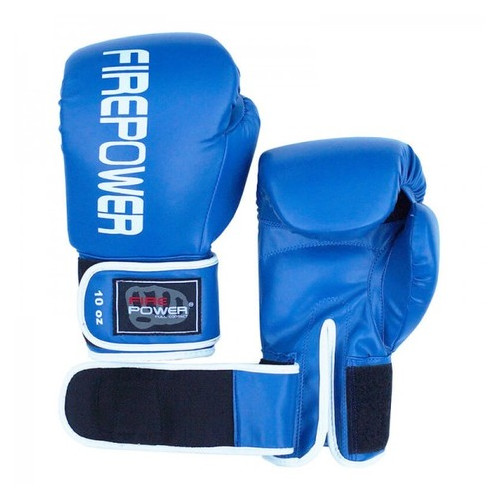 Боксерські рукавички FirePower FPBGА11 (12oz) Сині фото №3