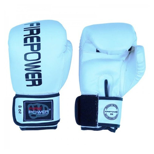 Боксерські рукавички FirePower FPBGА11 (8oz) Білі фото №4
