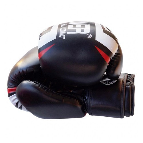 Боксерські рукавички FirePower FPBGА12 (10oz) Чорні фото №4