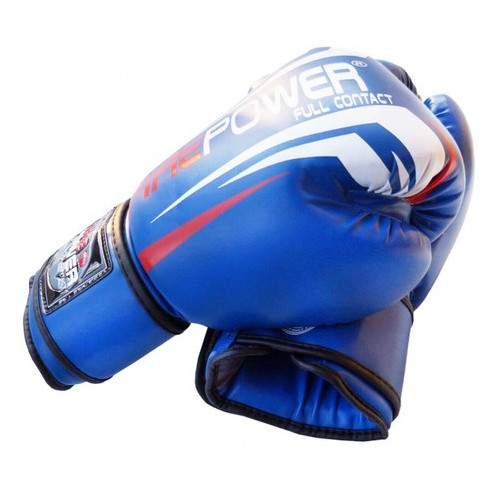 Боксерські рукавички FirePower FPBGА12 (14oz) Сині фото №3