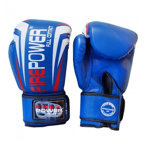 Боксерські рукавички FirePower FPBGА12 (14oz) Сині фото №2