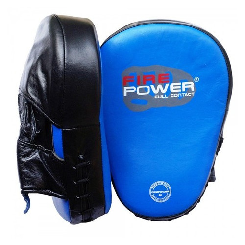 Лапи боксерські FirePower CG3 Сині із чорним фото №1