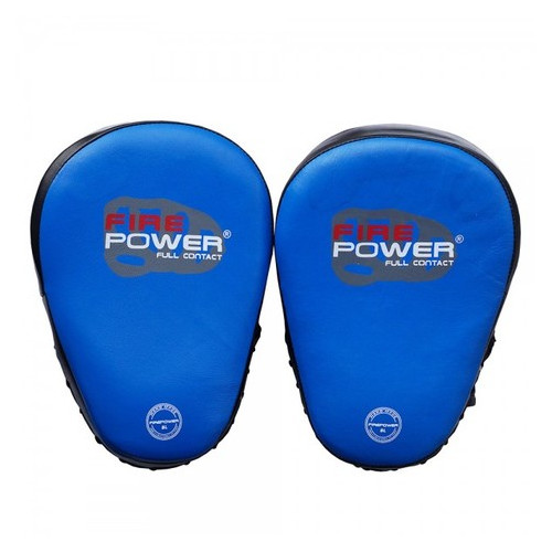 Лапи боксерські FirePower CG3 Сині із чорним фото №3