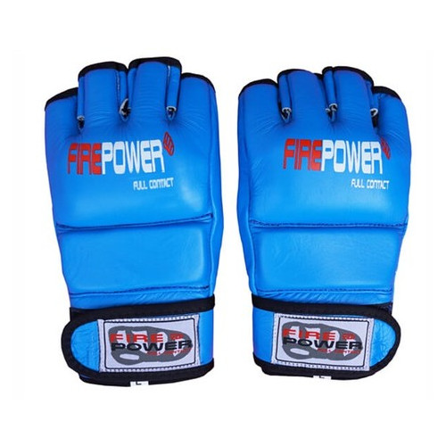 Рукавички MMA FirePower FPMG1 (L) Сині фото №1