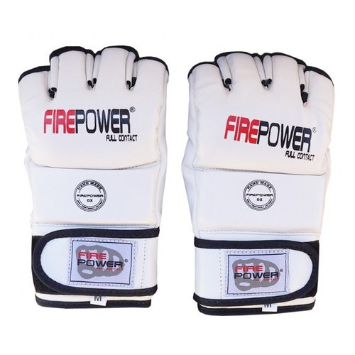 Рукавички MMA FirePower FPMGA1 (L) Білі фото №1