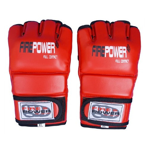 Рукавички MMA FirePower FPMGA1 (L) Червоні фото №2