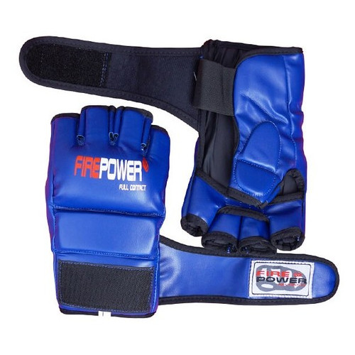 Рукавички MMA FirePower FPMGA1 (L) Сині фото №3