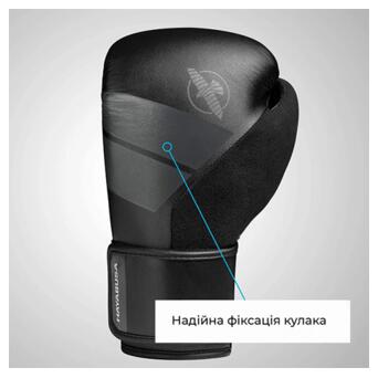 Боксерські рукавички Hayabusa S4 12oz Чорний (37464001) фото №3