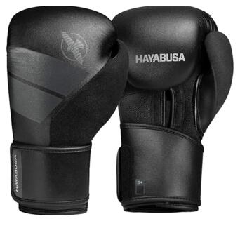 Боксерські рукавички Hayabusa S4 12oz Чорний (37464001) фото №2