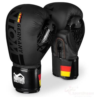 Боксерські рукавички Phantom Germany 10 унцій Black фото №1