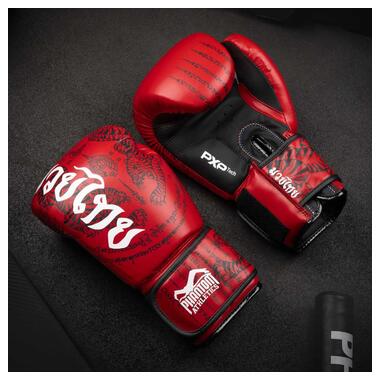 Боксерські рукавиці Phantom Muay Thai Red 14 унцій (капа в подарунок) фото №8