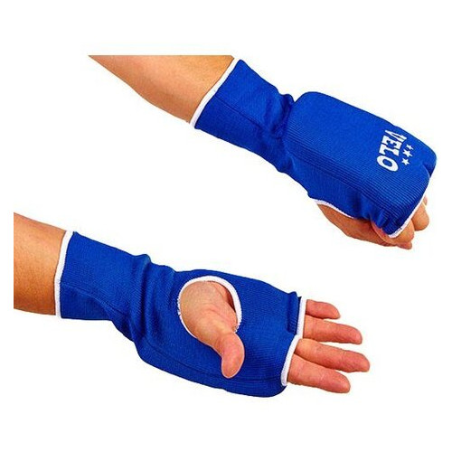 Накладки рукавички для карате Velo ULI-10019 L Синій (37241017) фото №2