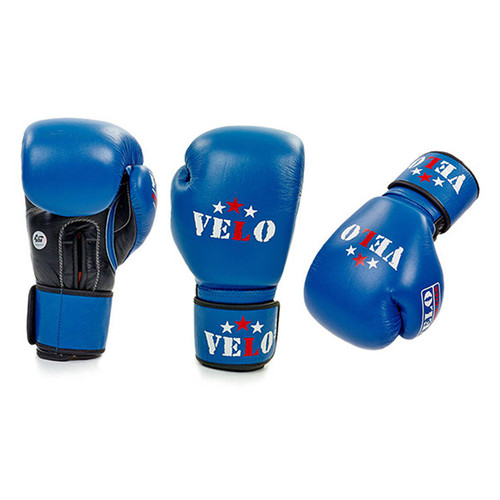 Боксерські рукавички Velo 2081 10oz Синій (37241007) фото №1