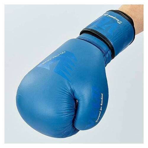 Боксерські рукавички Velo VL-8187 14oz Синій (37241011) фото №2