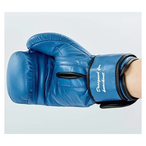 Боксерські рукавички Velo VL-8187 14oz Синій (37241011) фото №4