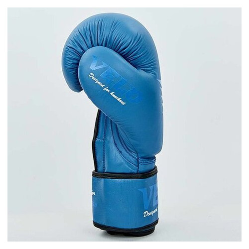 Боксерські рукавички Velo VL-8187 14oz Синій (37241011) фото №3