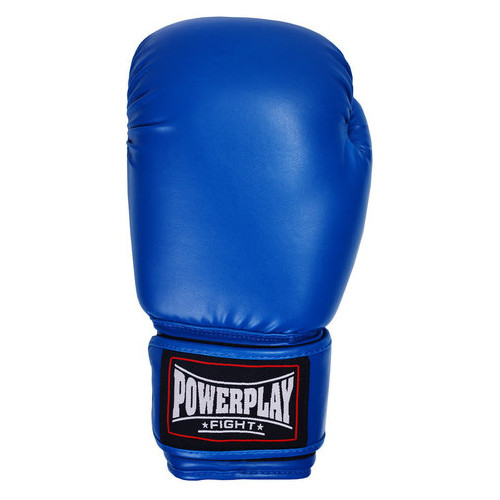 Боксерські рукавички PowerPlay 3004 Blue Синій, 12 Oz фото №4