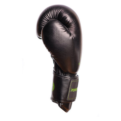 Боксерські рукавички PowerPlay 3016 Чорно-Зелені 12 унцій фото №2