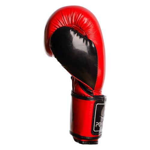 Боксерські рукавички PowerPlay 3017 Червоні карбон 16 унцій фото №2