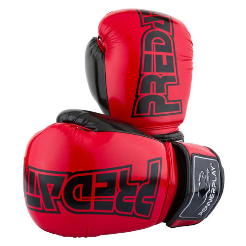 Боксерські рукавички PowerPlay 3017 Червоні карбон 16 унцій фото №1