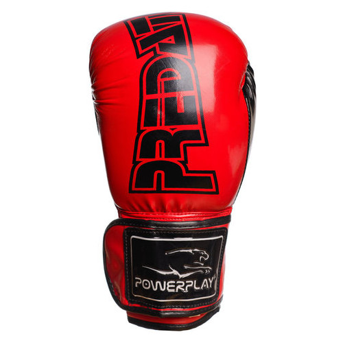 Боксерські рукавички PowerPlay 3017 Червоні карбон 16 унцій фото №3