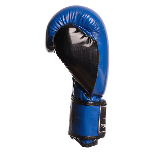 Боксерські рукавички PowerPlay 3017 Сині карбон 12 унцій фото №2