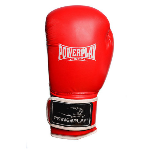 Боксерські рукавички PowerPlay 3019 Червоні 16 унцій фото №4