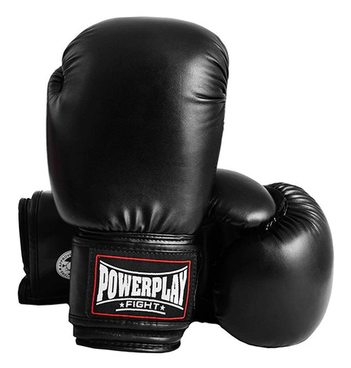 Боксерські рукавички PowerPlay 3004 10oz Чорний (37228004) фото №1