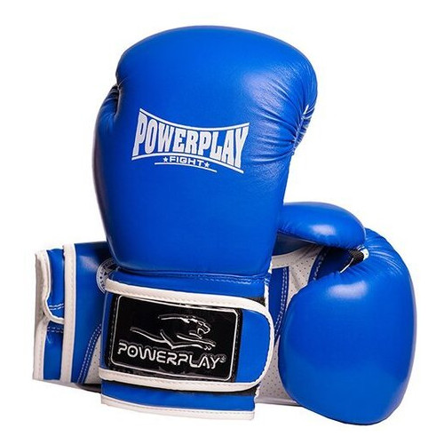 Боксерські рукавички PowerPlay 3019 10oz Синій (37228048) фото №1