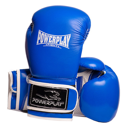Боксерські рукавички PowerPlay 3019 10oz Синій (37228048) фото №2