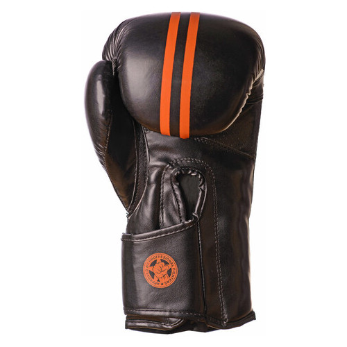Боксерські рукавиці PowerPlay 3016 Чорно-Оранжеві 10 унцій (FO83PP_3016_10oz_Black/Orange) фото №8