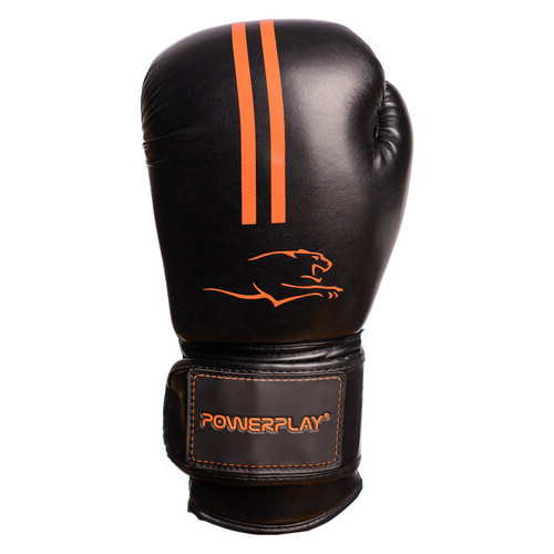 Боксерські рукавиці PowerPlay 3016 Чорно-Оранжеві 14 унцій (FO83PP_3016_14oz_Black/Orange) фото №8
