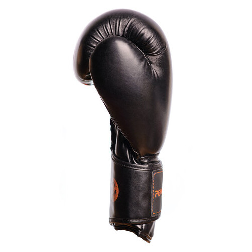 Боксерські рукавиці PowerPlay 3016 Чорно-Оранжеві 14 унцій (FO83PP_3016_14oz_Black/Orange) фото №7